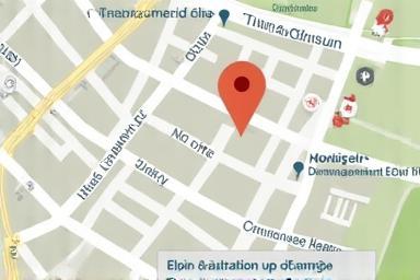 Carte montrant notre adresse à Lyon